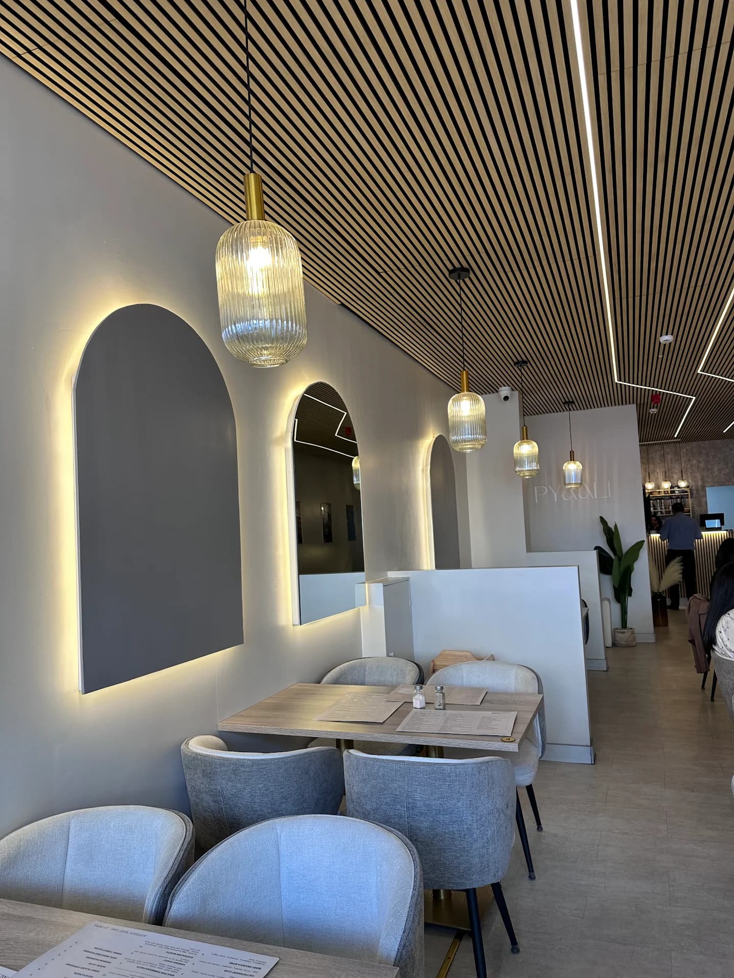 Pyaali by Jaan dining area with arched wall niches