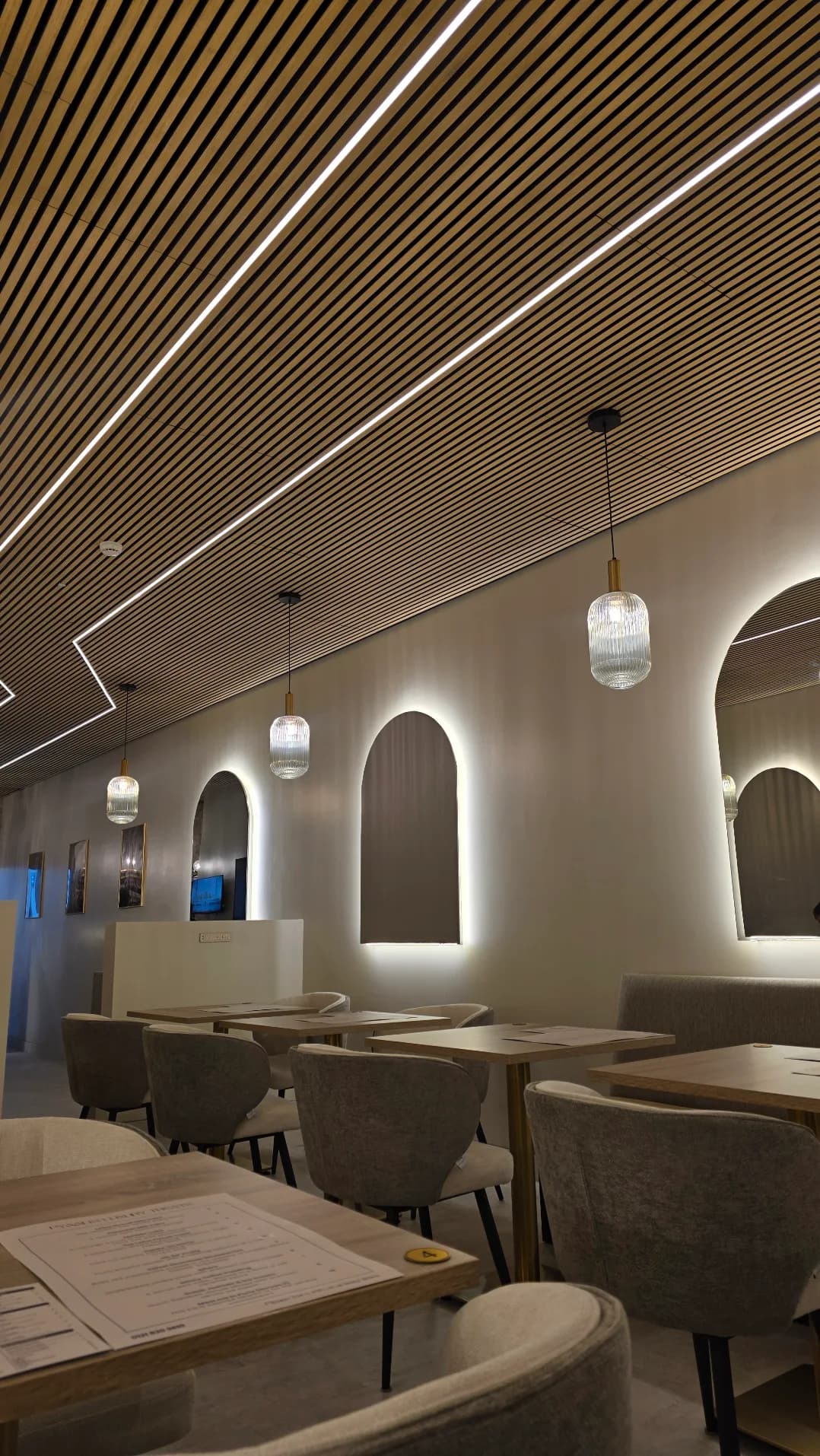 Pyaali by Jaan booth seating and dining tables